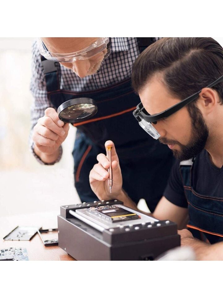 Magni Işıklı Gözlük Büyüteç Şarjlı Büyüteç