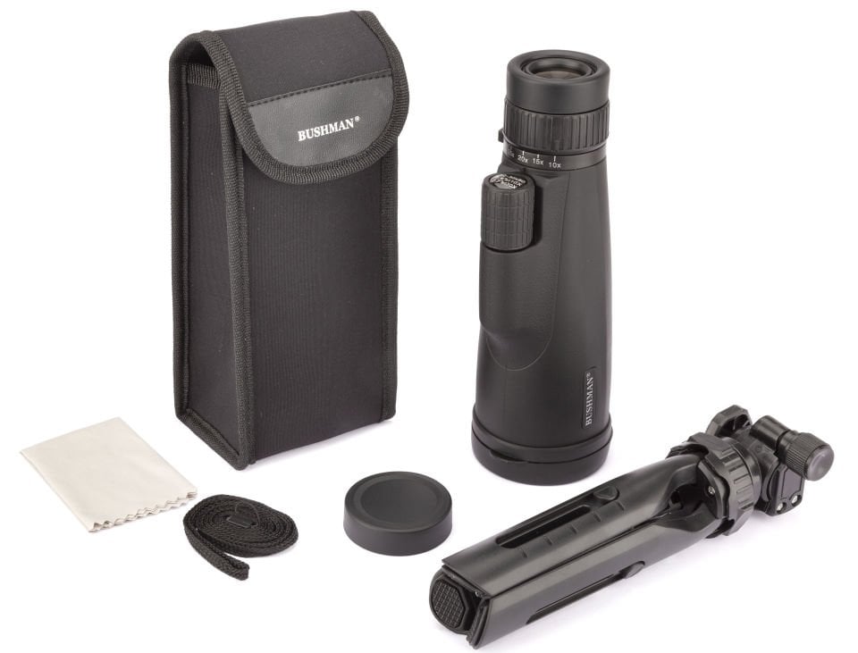 Bushman 10-30x50 Tek Gözlü Zoomlu Dürbün