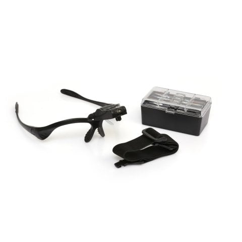 NORINCO-5 Lens 1.0x-3.5x, 2led Işıklı ile Ayarlanabilir Gözlük Büyüteç